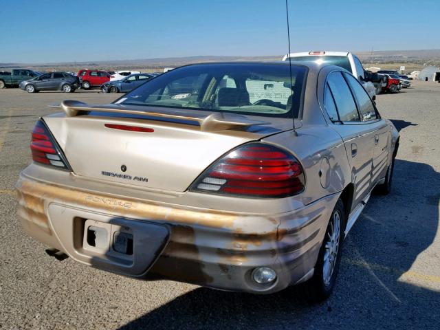 1G2NF52T5YM862115 - 2000 PONTIAC GRAND AM S GOLD photo 4