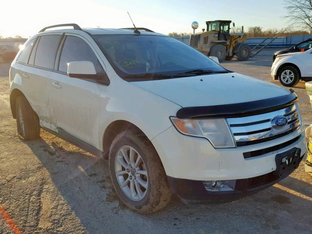 2FMDK38C57BA84476 - 2007 FORD EDGE SEL WHITE photo 1