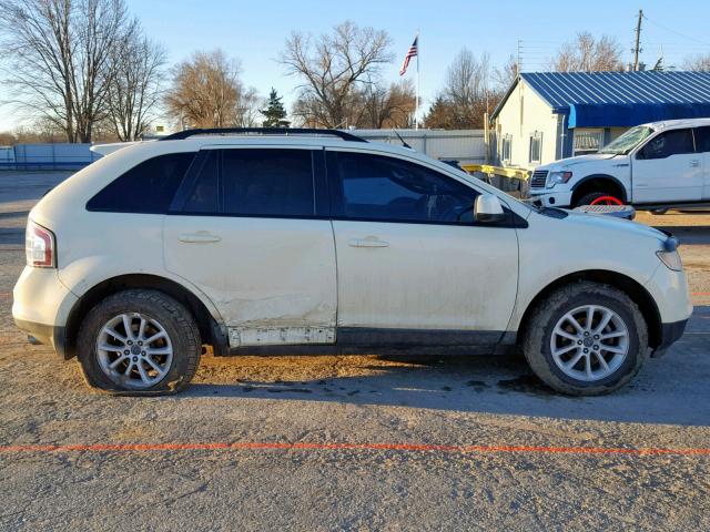 2FMDK38C57BA84476 - 2007 FORD EDGE SEL WHITE photo 9