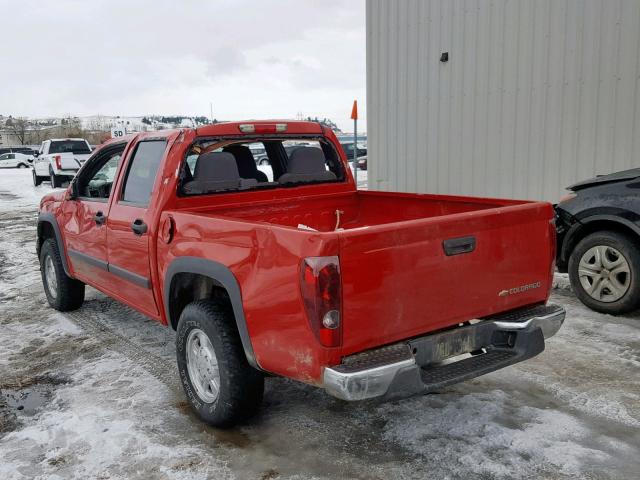 1GCDT138868151906 - 2006 CHEVROLET COLORADO RED photo 3