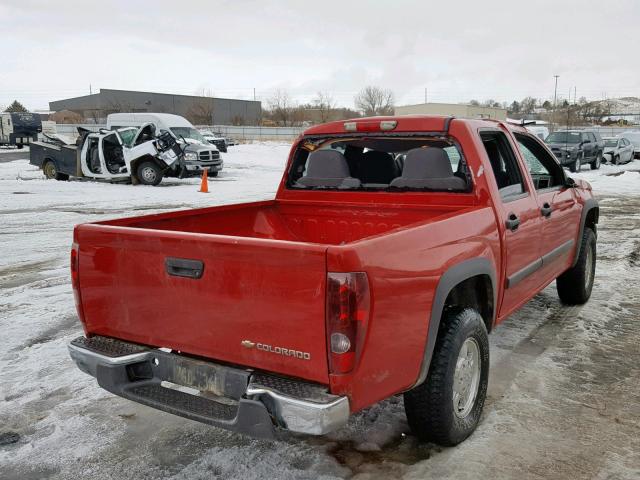 1GCDT138868151906 - 2006 CHEVROLET COLORADO RED photo 4