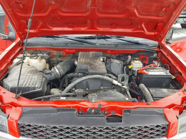 1GCDT138868151906 - 2006 CHEVROLET COLORADO RED photo 7