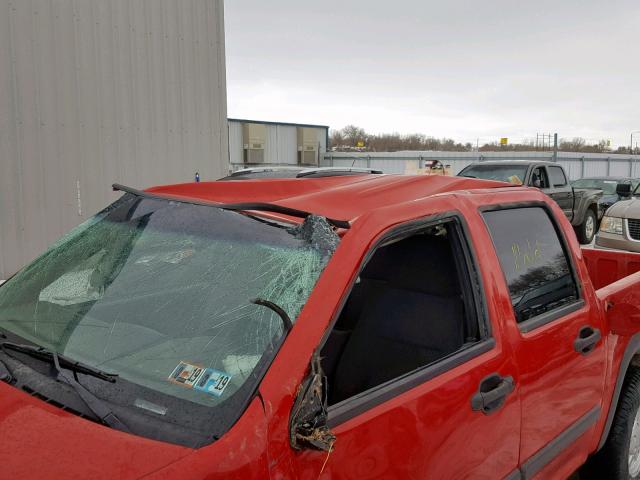 1GCDT138868151906 - 2006 CHEVROLET COLORADO RED photo 9