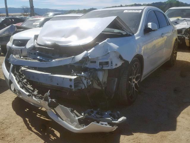 1G1ZC5E04AF249736 - 2010 CHEVROLET MALIBU 1LT WHITE photo 2