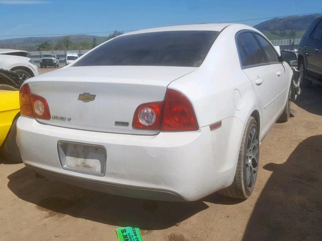 1G1ZC5E04AF249736 - 2010 CHEVROLET MALIBU 1LT WHITE photo 4