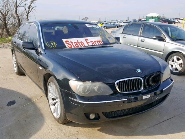 WBAHN83597DT74147 - 2007 BMW 750 BLACK photo 1