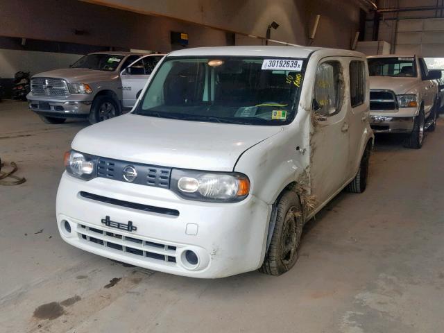 JN8AZ28R29T112761 - 2009 NISSAN CUBE BASE WHITE photo 2