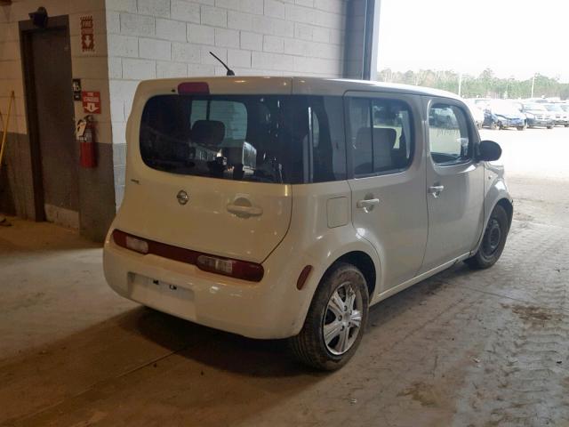 JN8AZ28R29T112761 - 2009 NISSAN CUBE BASE WHITE photo 4