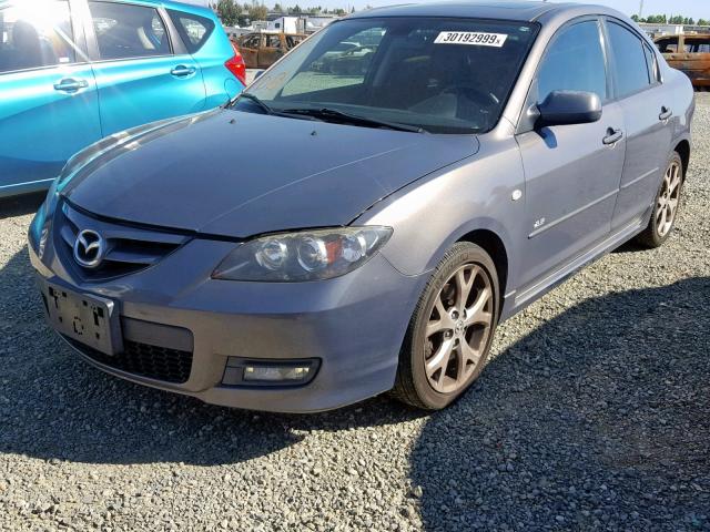 JM1BK324171610708 - 2007 MAZDA 3 S GRAY photo 2