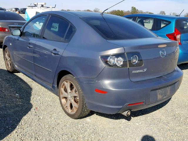 JM1BK324171610708 - 2007 MAZDA 3 S GRAY photo 3