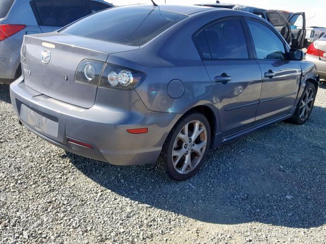 JM1BK324171610708 - 2007 MAZDA 3 S GRAY photo 4