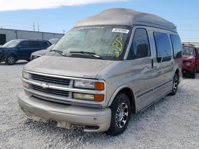 1GBFG15R3X1036762 - 1999 CHEVROLET EXPRESS G1 BEIGE photo 2