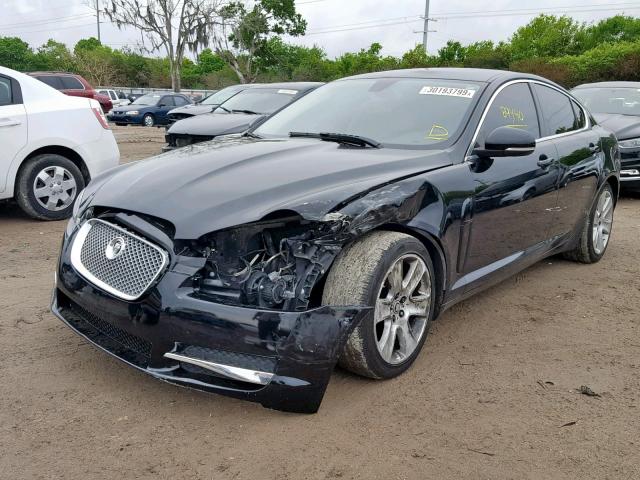 SAJWA0FA1AHR60813 - 2010 JAGUAR XF LUXURY BLACK photo 2