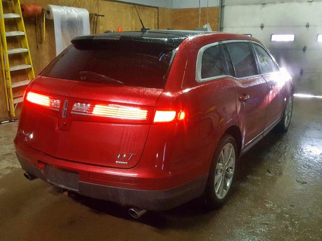 2LMHJ5AT9BBJ50440 - 2011 LINCOLN MKT RED photo 4