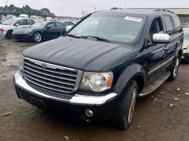 1A8HW582X7F507153 - 2007 CHRYSLER ASPEN LIMI BLACK photo 2