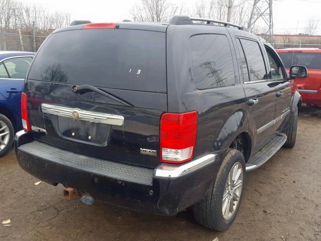 1A8HW582X7F507153 - 2007 CHRYSLER ASPEN LIMI BLACK photo 4