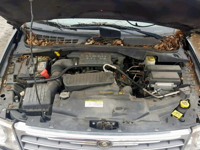 1A8HW582X7F507153 - 2007 CHRYSLER ASPEN LIMI BLACK photo 7