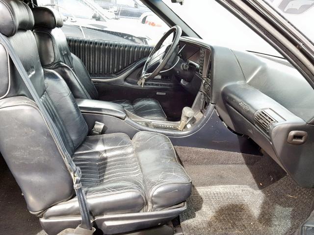 1G3EV13C8LU309781 - 1990 OLDSMOBILE TORONADO T BLACK photo 5