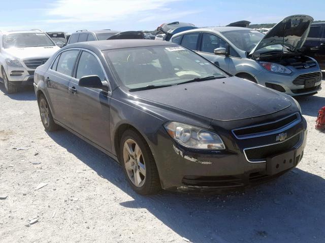 1G1ZB5EB3A4128566 - 2010 CHEVROLET MALIBU LS BLACK photo 1