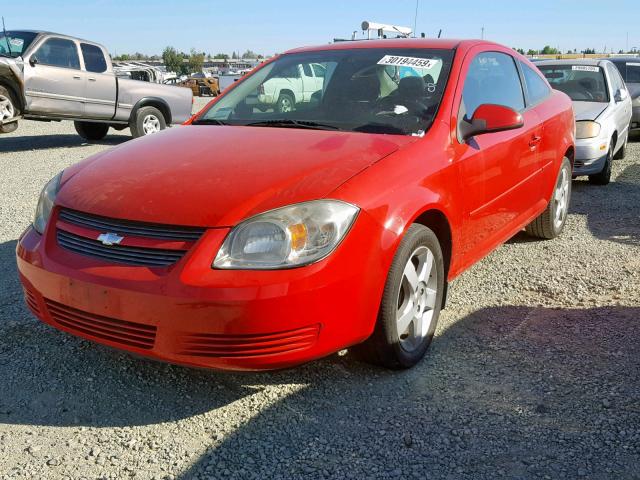 1G1AD1F53A7127909 - 2010 CHEVROLET COBALT 1LT RED photo 2