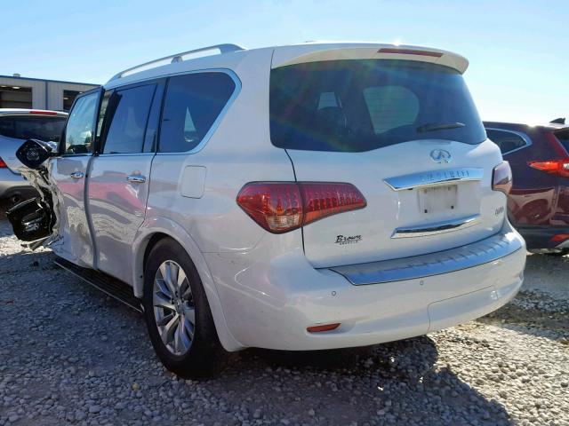 JN8AZ2NE1H9150141 - 2017 INFINITI QX80 BASE WHITE photo 3