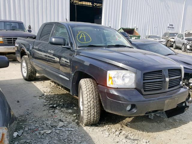 1D7HW48J67S144226 - 2007 DODGE DAKOTA QUA BLACK photo 1