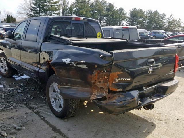 1D7HW48J67S144226 - 2007 DODGE DAKOTA QUA BLACK photo 9