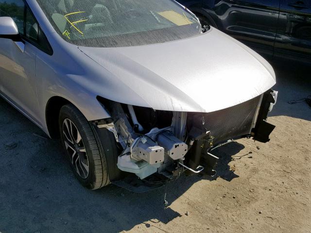 19XFB2F91DE276478 - 2013 HONDA CIVIC EXL SILVER photo 9