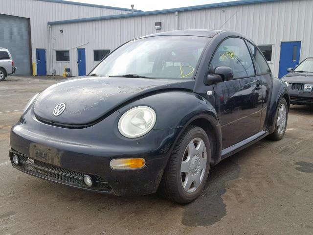 3VWCK21C31M436199 - 2001 VOLKSWAGEN NEW BEETLE Schwarz Foto 2