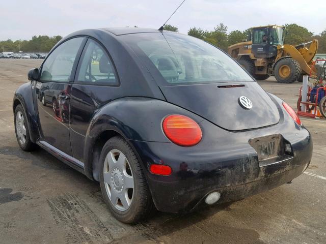 3VWCK21C31M436199 - 2001 VOLKSWAGEN NEW BEETLE Schwarz Foto 3