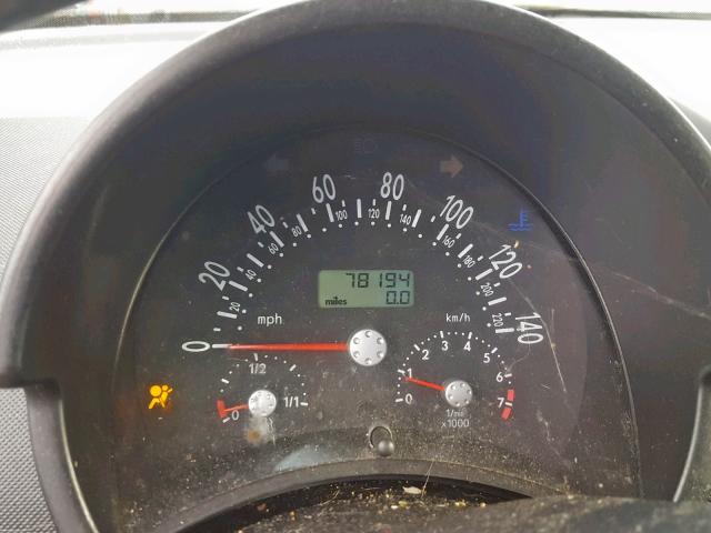 3VWCK21C31M436199 - 2001 VOLKSWAGEN NEW BEETLE Schwarz Foto 8