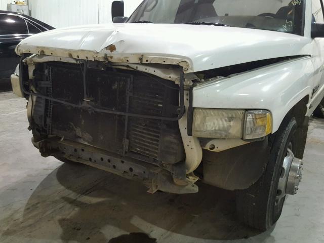 1B7MC33721J550217 - 2001 DODGE RAM 3500 WHITE photo 9