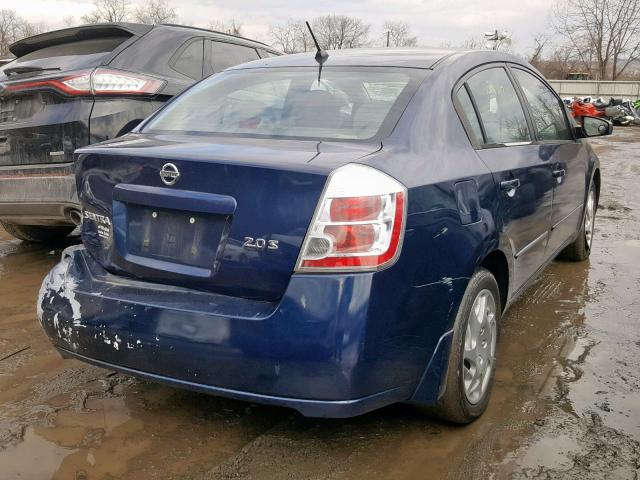 3N1AB61E97L705973 - 2007 NISSAN SENTRA 2.0 BLUE photo 4