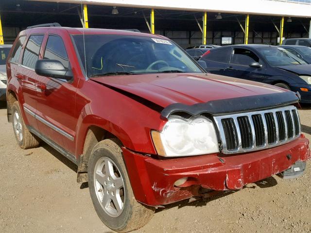 1J4HR58N35C610545 - 2005 JEEP GRAND CHER RED photo 1