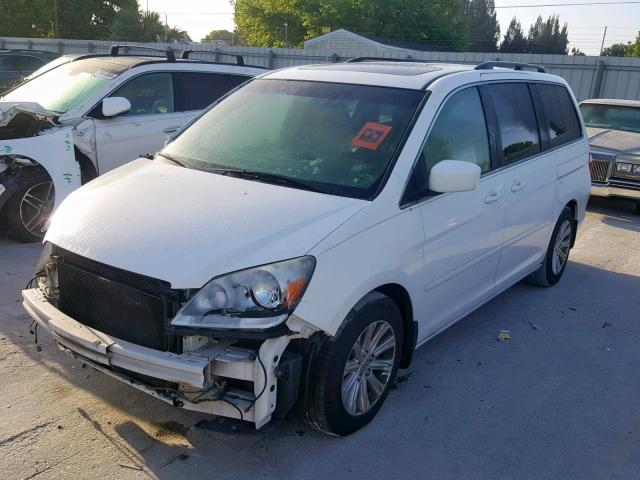 5FNRL38805B090527 - 2005 HONDA ODYSSEY TO WHITE photo 2