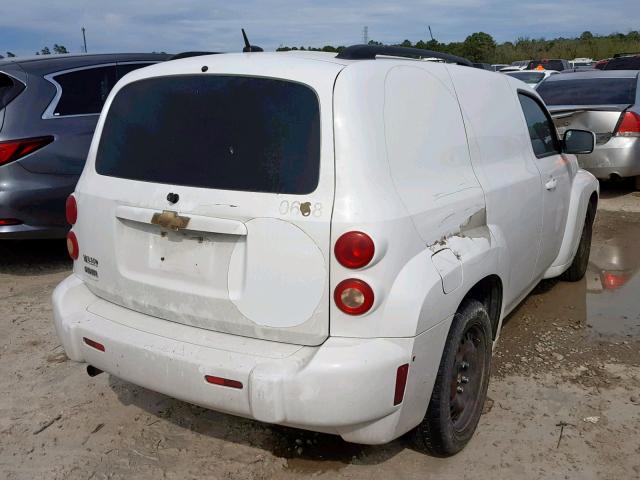 3GCDA05D98S650668 - 2008 CHEVROLET HHR PANEL WHITE photo 4