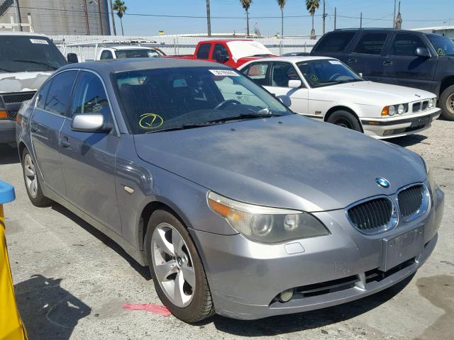 WBANE53516CK82763 - 2006 BMW 525 I SILVER photo 1