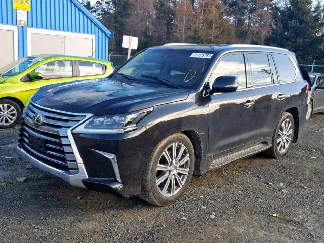 JTJHY7AX5H4246219 - 2017 LEXUS LX 570 BLACK photo 2