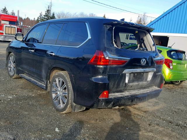 JTJHY7AX5H4246219 - 2017 LEXUS LX 570 BLACK photo 3