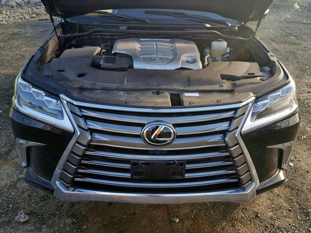 JTJHY7AX5H4246219 - 2017 LEXUS LX 570 BLACK photo 7