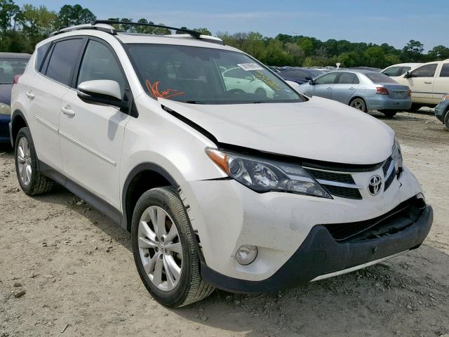 2T3YFREV9EW084266 - 2014 TOYOTA RAV4 LIMIT WHITE photo 1