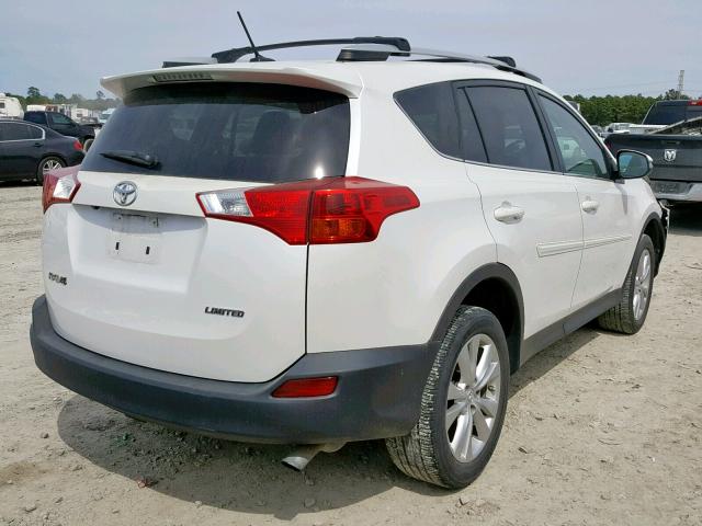 2T3YFREV9EW084266 - 2014 TOYOTA RAV4 LIMIT WHITE photo 4