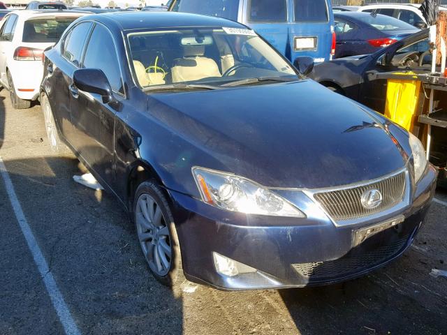 JTHCK262465000749 - 2006 LEXUS IS 250 BLUE photo 1