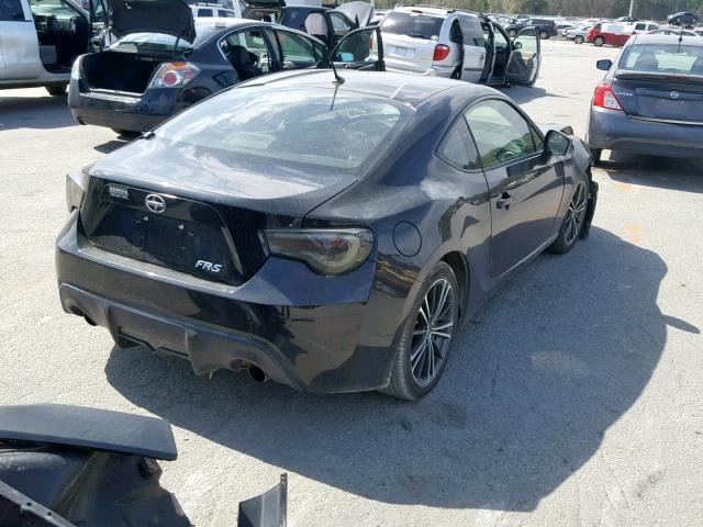 JF1ZNAA19D2718829 - 2013 TOYOTA SCION FR-S BLACK photo 4