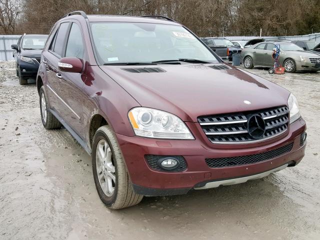 4JGBB22E88A359007 - 2008 MERCEDES-BENZ ML 320 CDI RED photo 1