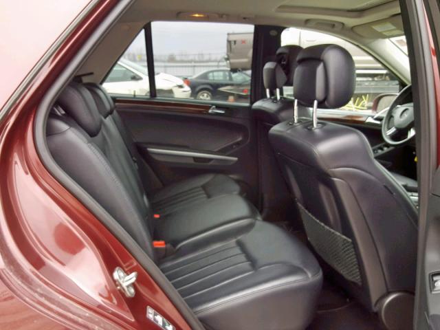 4JGBB22E88A359007 - 2008 MERCEDES-BENZ ML 320 CDI RED photo 6