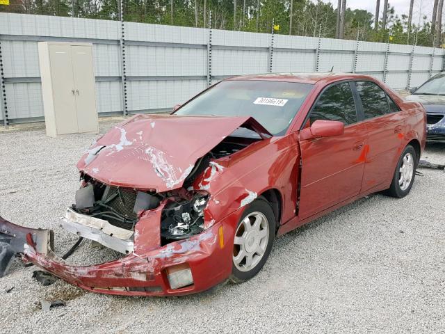 1G6DP577X60130716 - 2006 CADILLAC CTS HI FEA RED photo 2