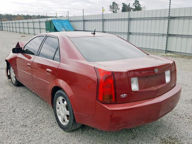 1G6DP577X60130716 - 2006 CADILLAC CTS HI FEA RED photo 3