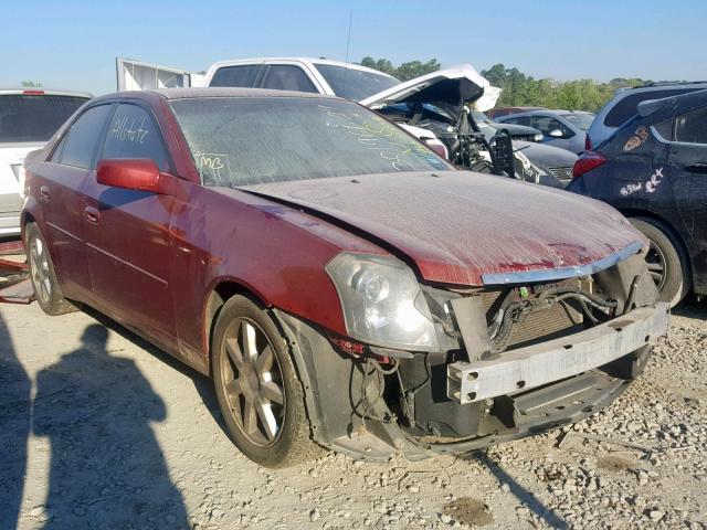 1G6DP567850218969 - 2005 CADILLAC CTS HI FEA BURGUNDY photo 1