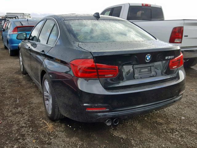 WBA8B9G57JNV11435 - 2018 BMW 330 I BLACK photo 3